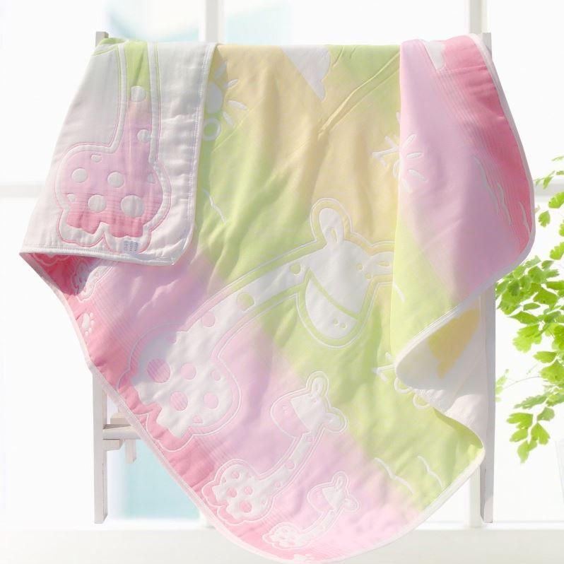 6 Lớp Vải Xô Bé Chăn Đắp Cho Bé Sơ Sinh, Chăn Trẻ Em Thoáng Khí Mềm Mại Thoải Mái 100% Cotton Chăn Mỏng Đắp Mùa Hè