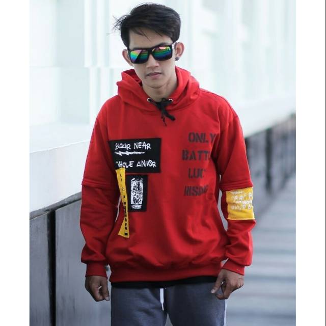 ONLY BATTLE SWEATER HOODIE PRIA WANITA 