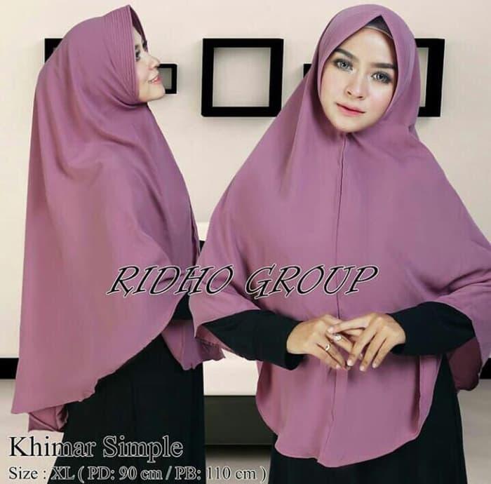 AZARIA'- jilbab khimar instan pet antem formal syari wolvis wolfis xl jumbo