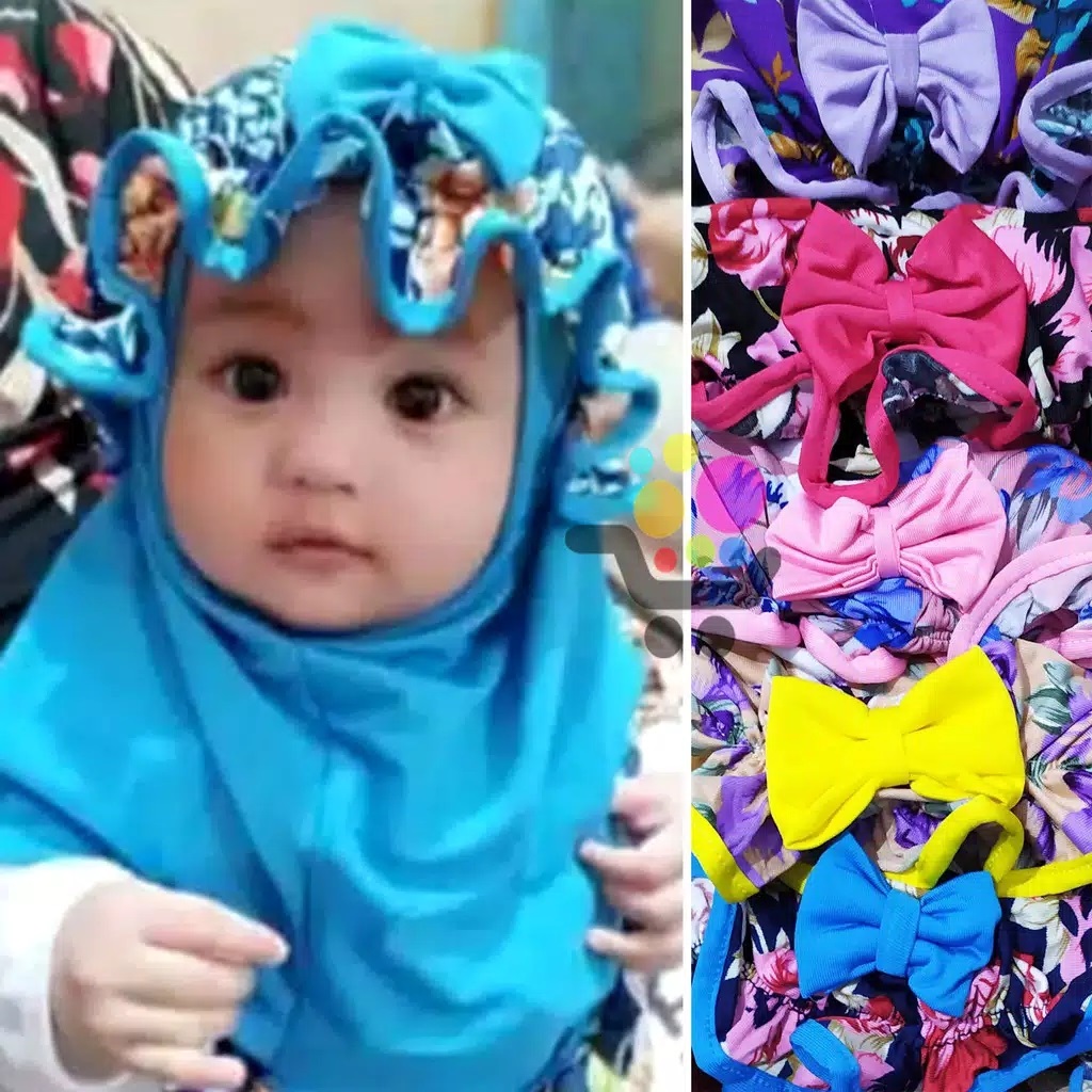 JILBAB ANAK TOPI BUNGA / HIJAB ANAK MURAH/HIJAB JILBAB ANAK TERLARIS/HIJAB BABY/BABY HIJAB/KERUDUNG ANAK CANTIK / KERUDUNG ANAK LUCU