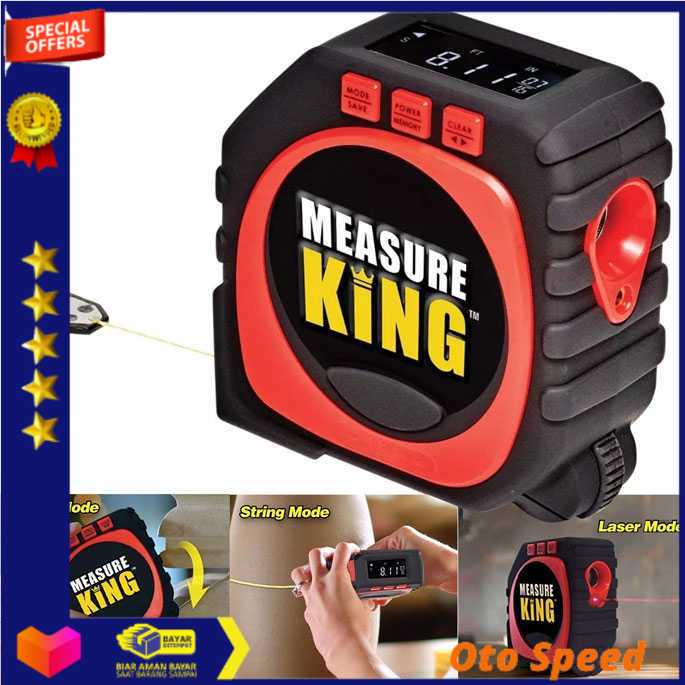 Meteran digital dengan 3 buah mode berbeda layar LED / meteran laser Meteran digital dengan 3 buah mode berbeda layar LED / meteran laser