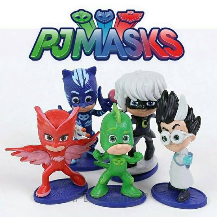 Best Seller Action Figure / Miniatur PJ Masks set isi 5 (colour