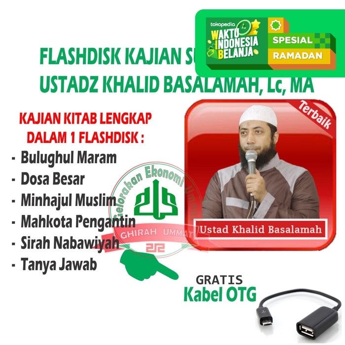 Cod Flashdisk Ceramah Islami Ustadz Khalid Basalamah 16gb Bagus Lazada Indonesia Cod Flashdisk Ceramah Islami Ustadz Khalid Basalamah 16gb Bagus Lazada Indonesia