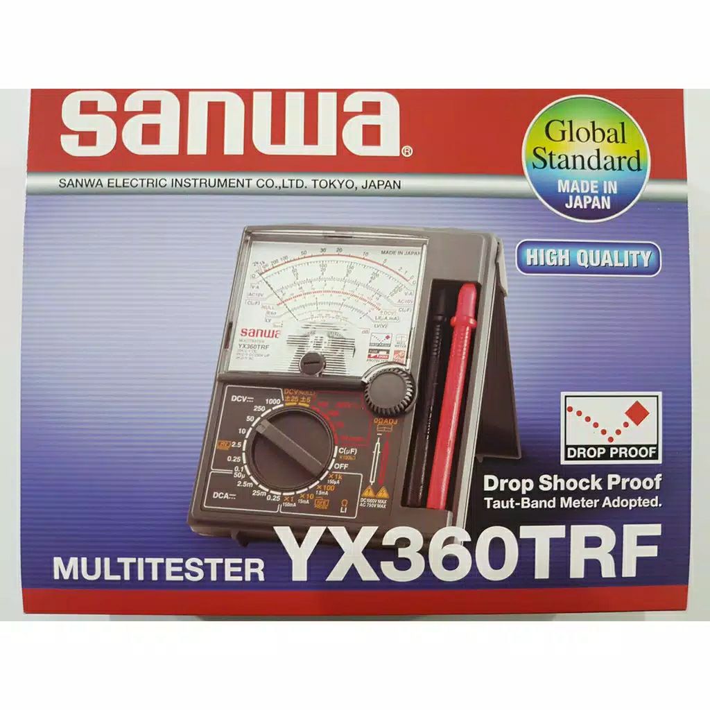 PROMO SANWA Original Multimeter Analog / Manual YX360TRF Multitester