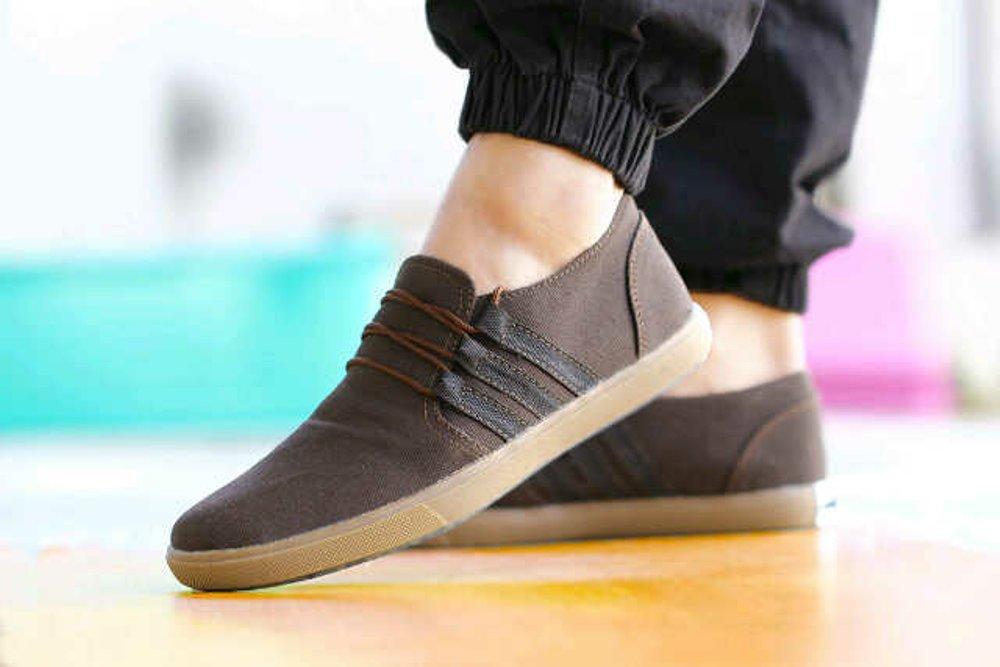 PROMO Sepatu Casual Pria Slip On Loafers ADIDAS ROYALE COKLAT Terlaris dan Termurah (Sepatu Santai, Sepatu Kerja, Sepatu Formal, Sepatu Main, sepatu sekolah, sepatu ADIDAS, Sepatu NIKE. sepatu VANS, sepatu Sneakers pria)