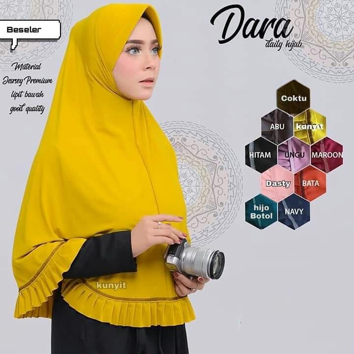TF PROMO Bisa Bayar di Tempat (COD) Jilbab Murah Bergo Dara Hijab Instan Mewah Kerudung Instan Khimar Instan