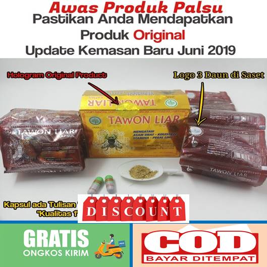 [DIJAMIN 100% original] Herbal Kapsul Tawon Liar / Kapsul Tawon Liar Asli / Kapsul Tawon Liar Original / Obat Tawon Liar Kapsul / Jamu Tawon Liar Kapsul / Kapsul Tawon Liar Merah / Kapsul Madu Tawon Liar / Obat Asam Urat / Nyeri Sendi / Obat Rematik