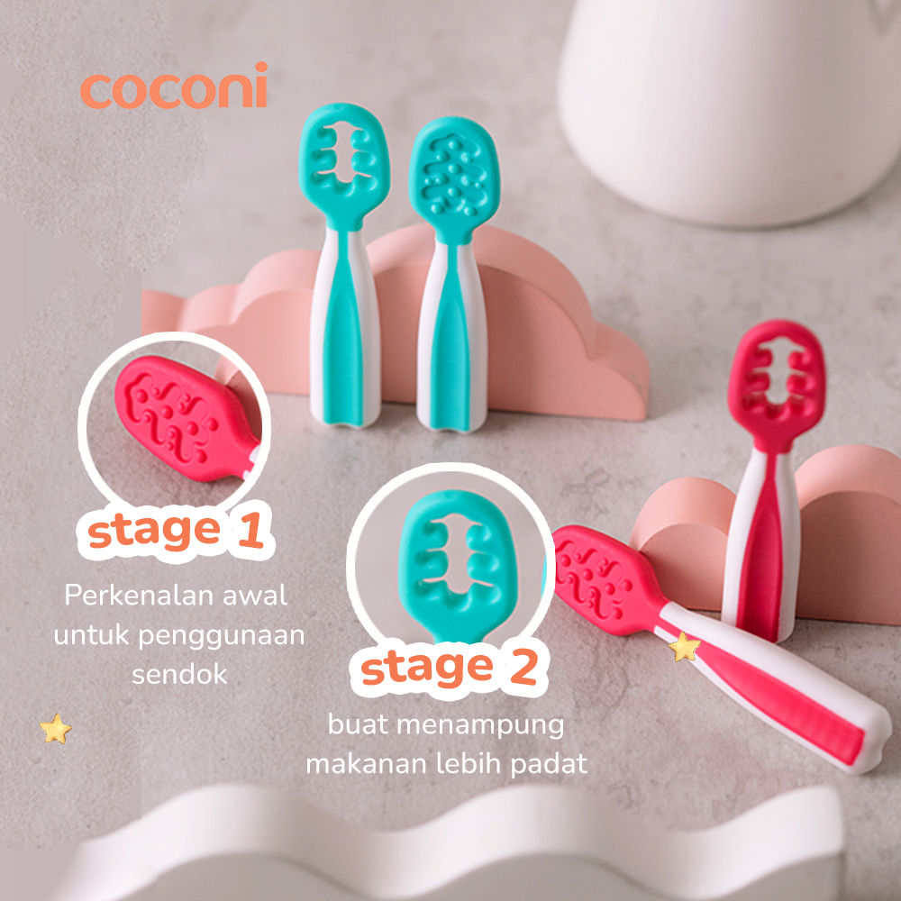 Jual Kizingo Right Handed Spoon [isi 2] / Sendok Bayi / Sendok