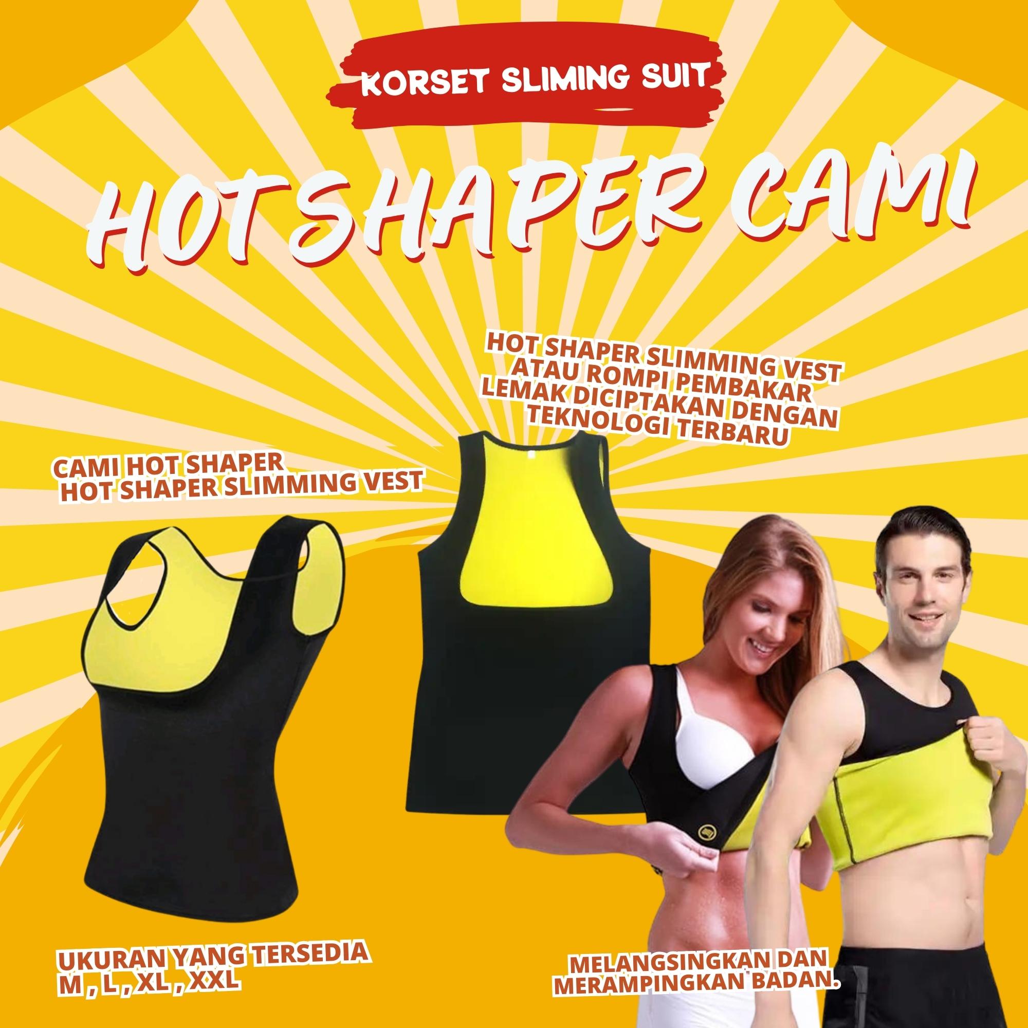 Korset Slimming Suit Rompi Baju Hot Shaper Hotshaper Cami Camisole