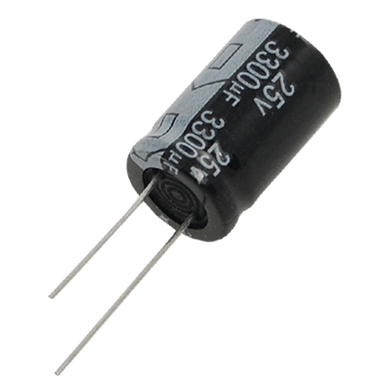 Polarized 3300uF 25V Aluminum Electrolytic Capacitors 20 Pcs