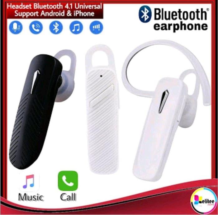 Headset Bluetooth 2019 Original 7STAR - Headset Bluetooth Branded Compatible For Samsung, Xiaomi, Oppo, All Smarphone - Random