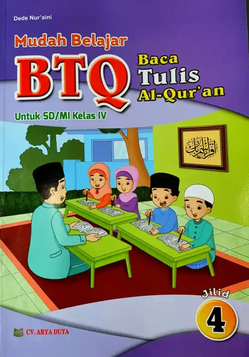 Buku Baca Tulis Alquran Btq Kelas 4 Arya Duta Lazada Indonesia