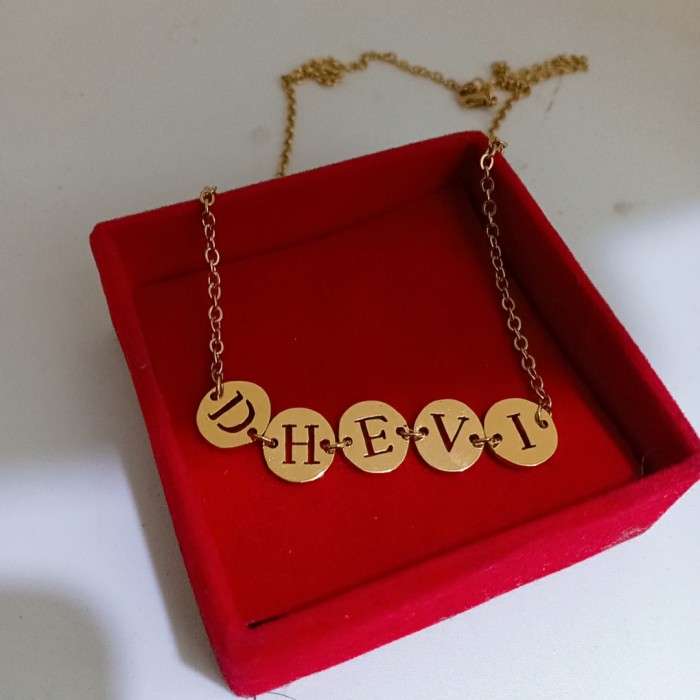 Jual Asesoris Kalung Nama Yudis Terbaru 