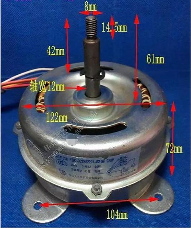 Baru Panasonic pendingin ruangan suku cadang mesin kabinet dalam kipas angin Motor 30 W YDK30-8Q A971022