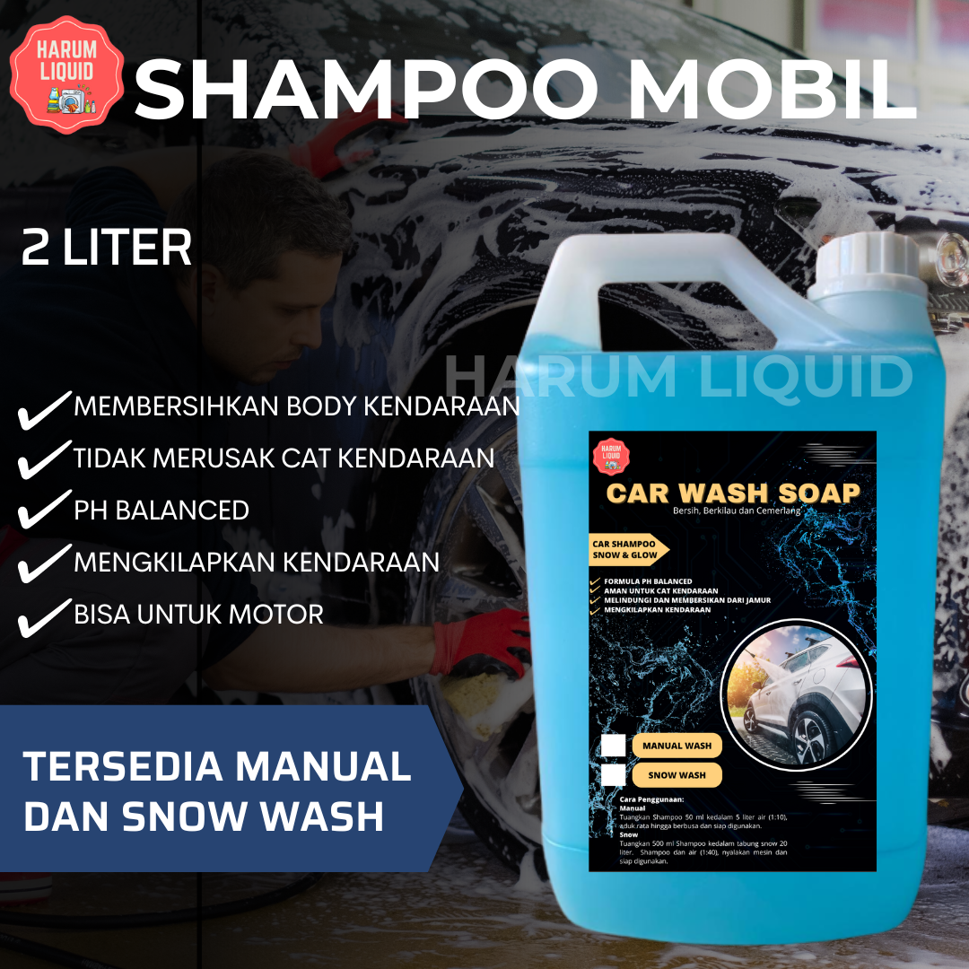 [COD] PROMO!!! SHAMPOO MOBIL DAN MOTOR ( MOBIL JADI BERSIH KILAP
