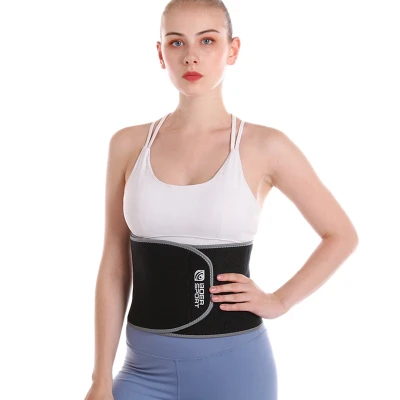 BOER Silver Ion Sweat Belt Burning Thin Abdomen Sweating Belly Slimming Sports Waist Trimmers Belt for Weight Loss