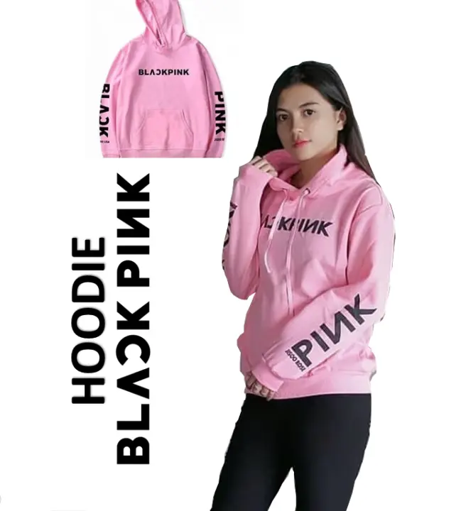 jaket hoodie blackpink