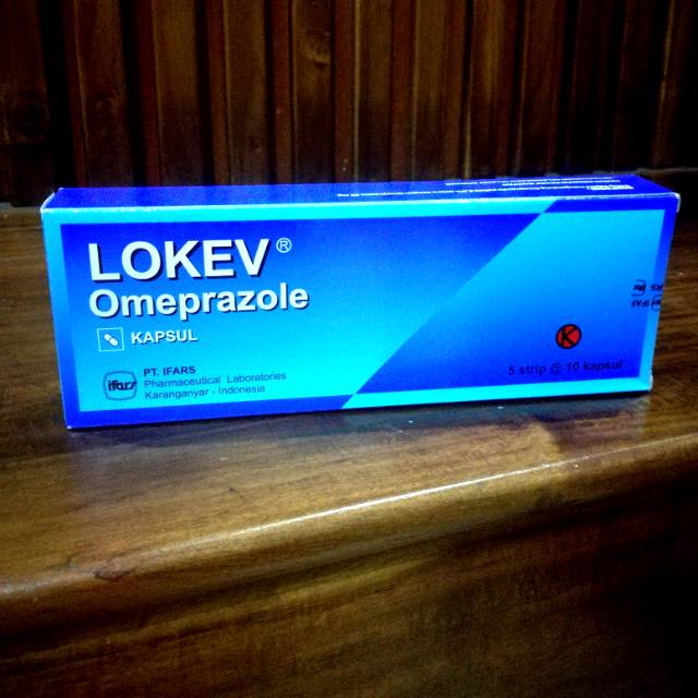 Lokev Omeprazole 20mg Strip / 10 Kapsul