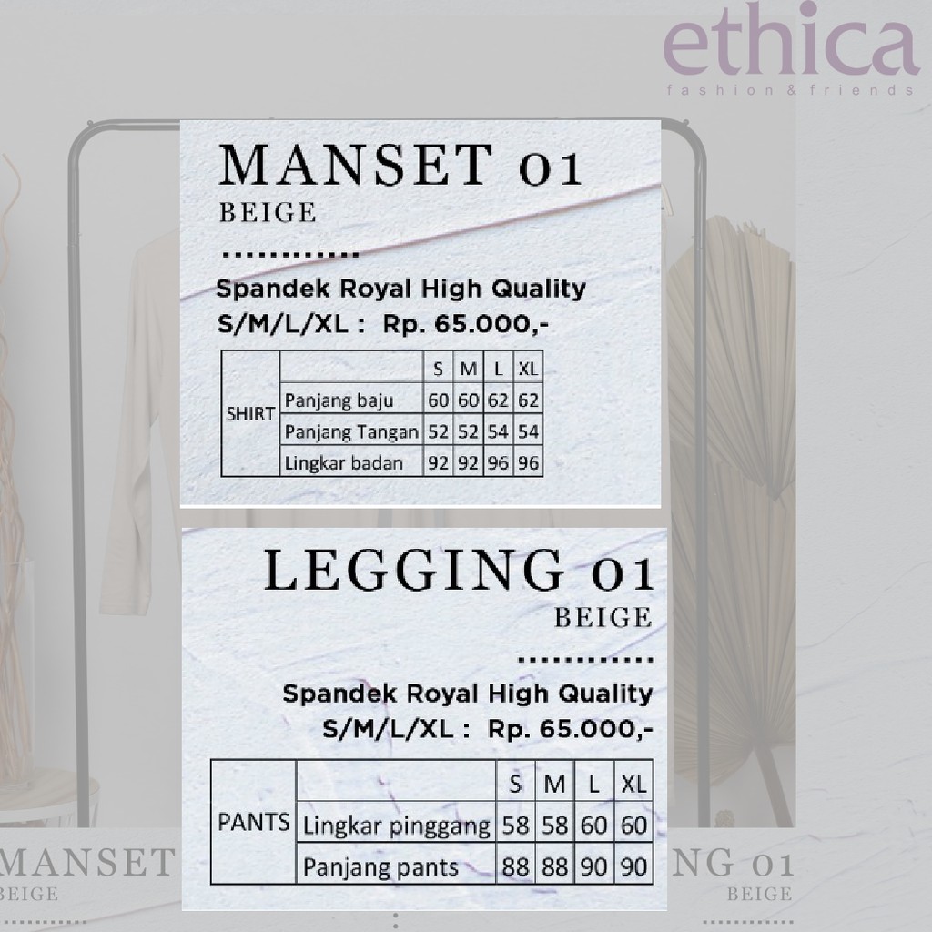 Jual Ethica Manset 01 dan Legging 01