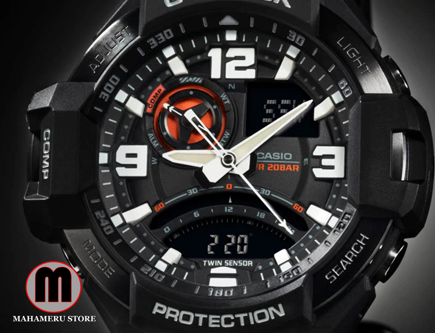 SPECIAL EDITION !!!! Casio__G_Shock - Jam Tangan Sport Pria - GA1000 1A -  Rubber Strap - Multi Fitur - Jam Tangan Anti Air | Lazada Indonesia