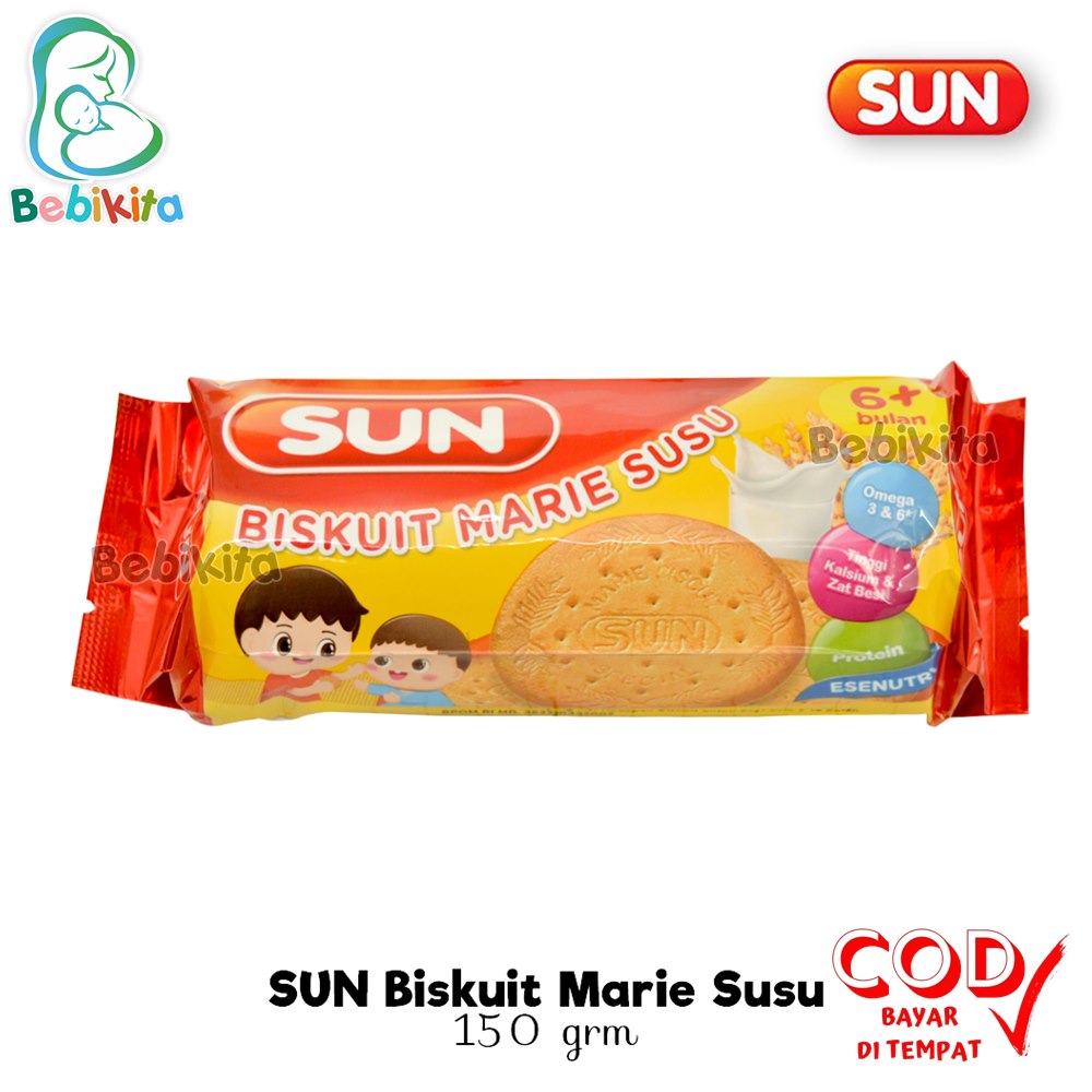 Sun Biscuit Marie Roll Snack Balita / Cemilan Biskuit Roti Mari untuk ...