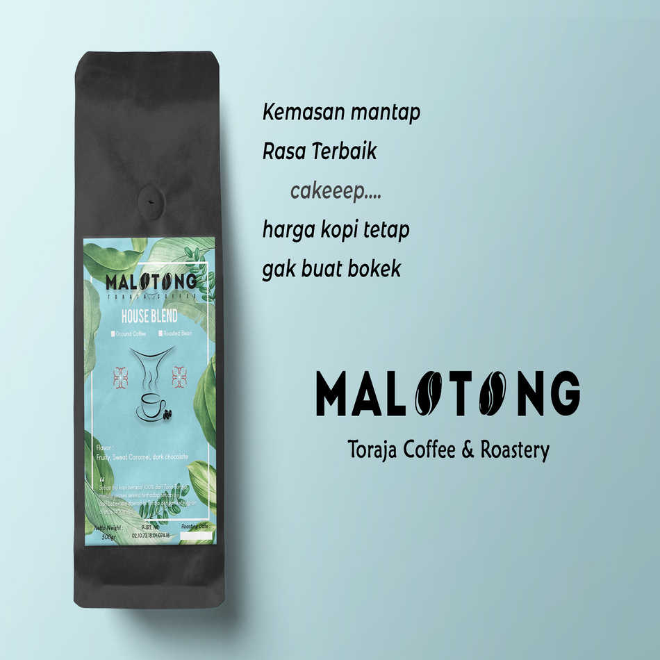 Malotong Kopi Italian House Blend Maballo Kg Biji Kopi Kopi Bubuk Espresso Kopi Susu