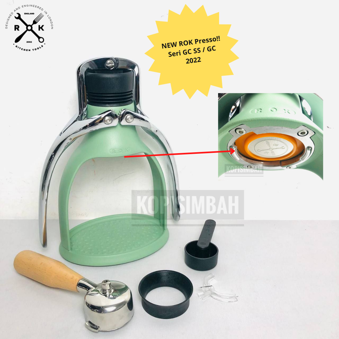 Original ROK Presso New GC SS GC Alat Seduh Rokpresso Pembuat