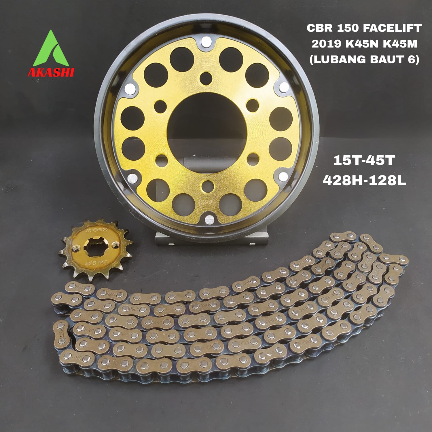 GIR GEAR SET GEAR GIR PAKET CBR150R K45N K45M K15A ALL NEW CBR150