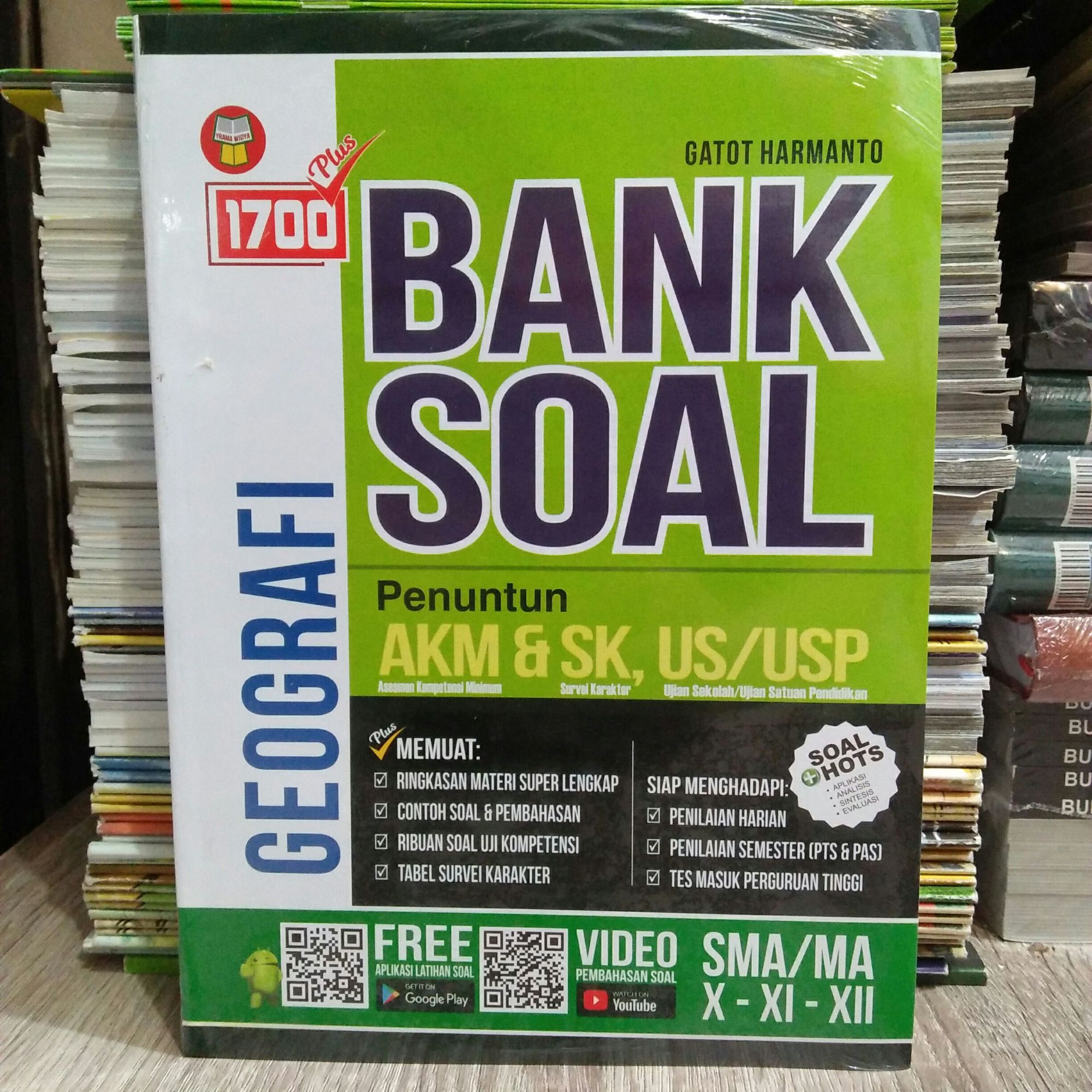 Buku 1700 Plus Bank Soal Geografi Sma Ma Yrama Widya Lazada Indonesia