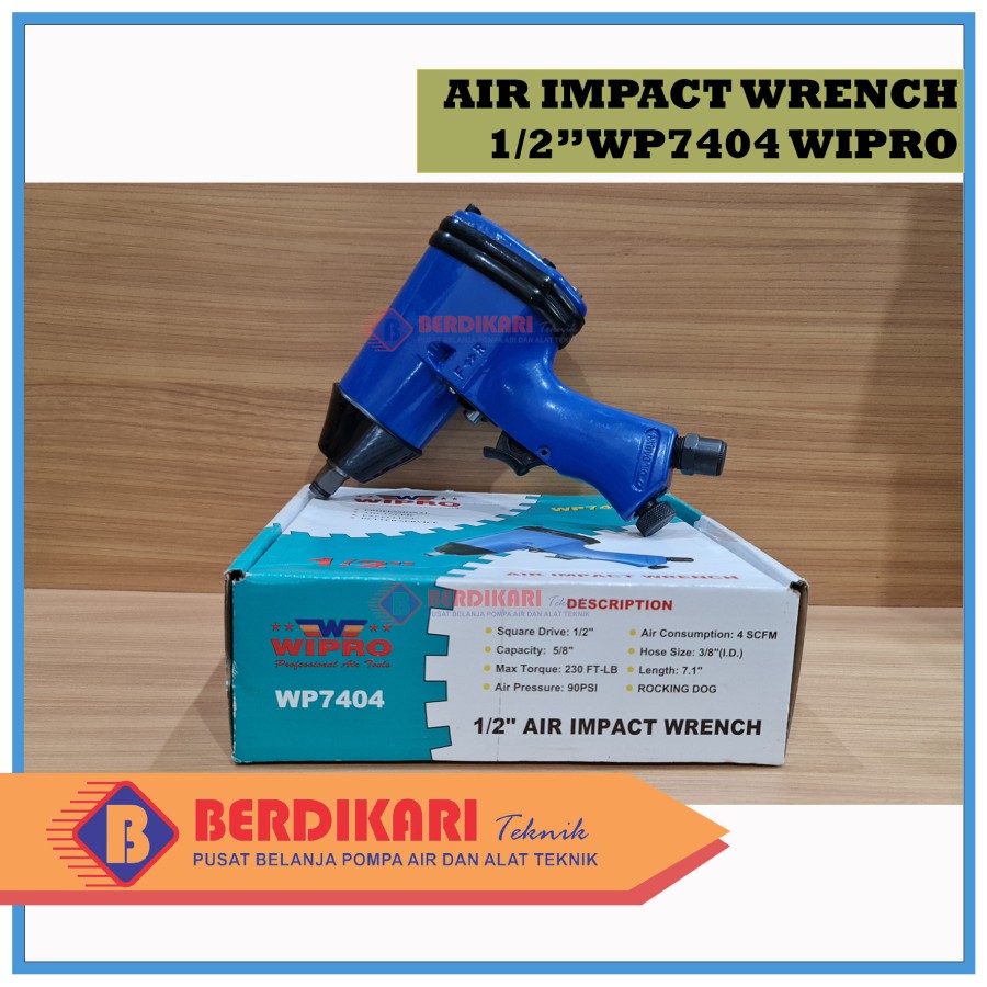 Air Impact Wrench 1/2" WIPRO RP 7404 RP7404 Lazada Indonesia
