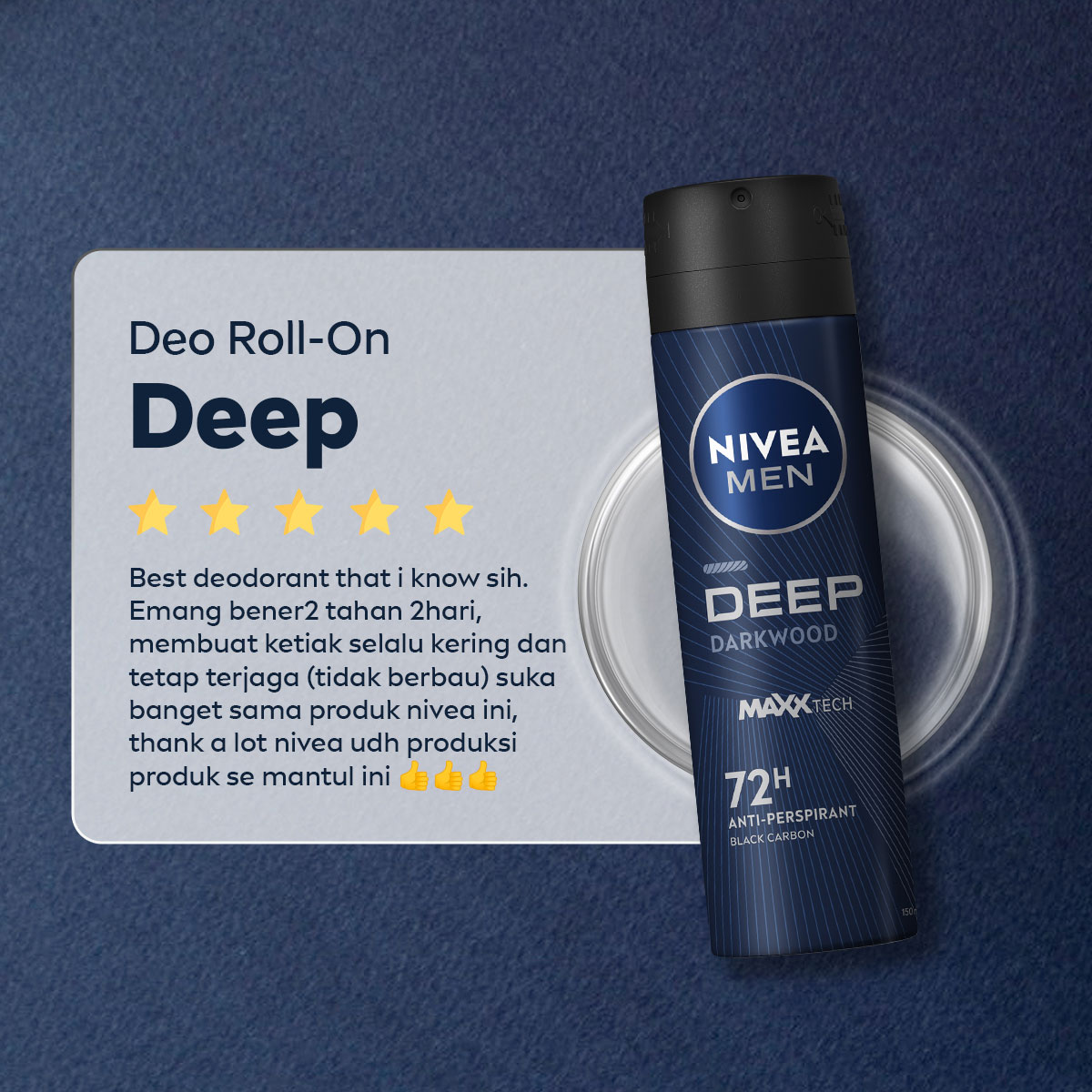 Deep Darkwood Anti Perspirant Nivea Deodorant Deep NIVEA MEN