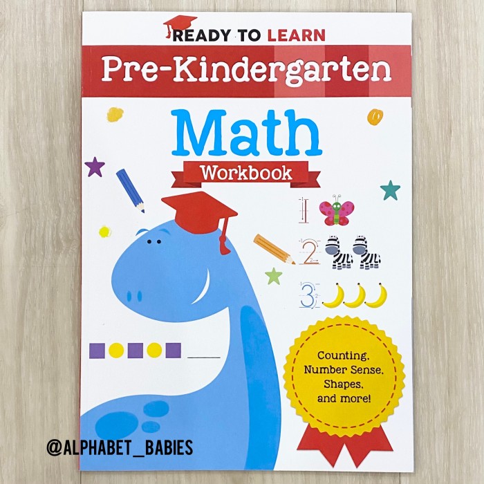 Bisa Cod] Ready To Learn Pre-Kindergarten Math Workbook Terbatas | Lazada Indonesia