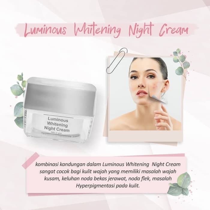 ms glow night cream luminous