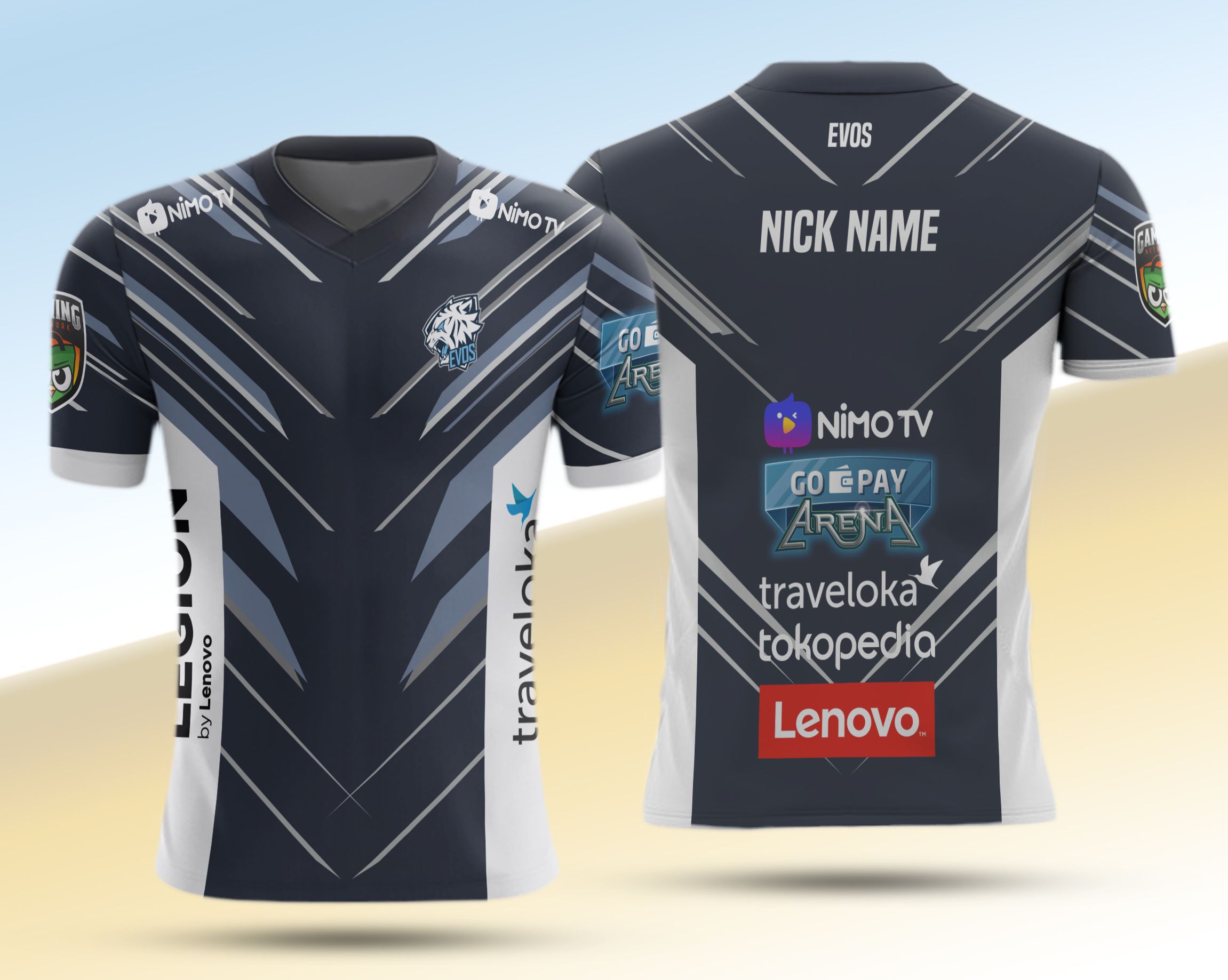 Kaos Evos Esport Baju Evos Pubg Kaos Evos Esports Baju Mobile