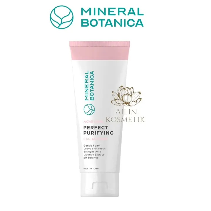 mineral botanica acne care perfect purifying facial foam