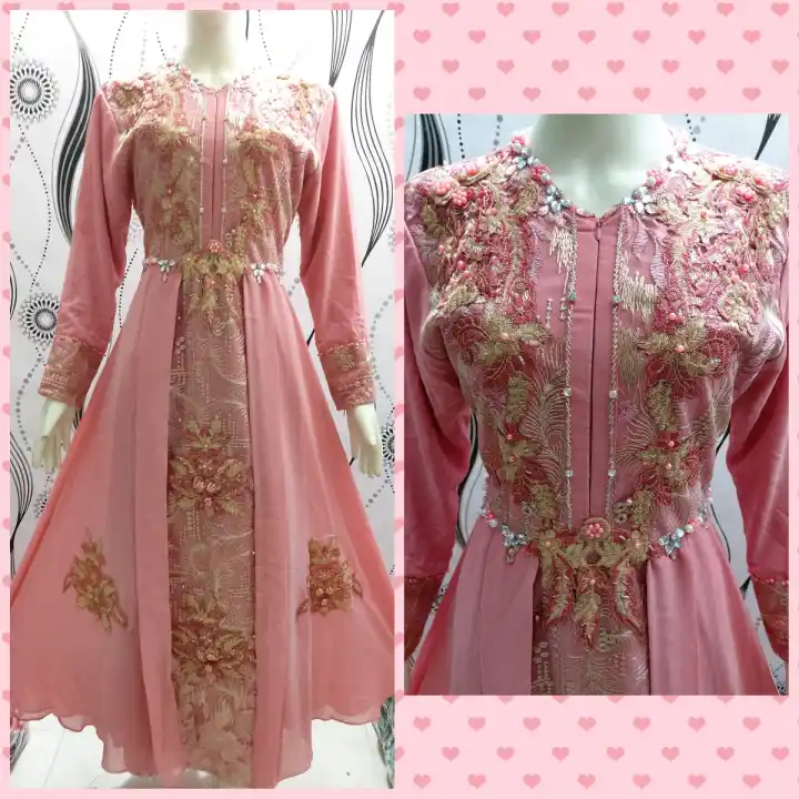 Gamis Burkat Tile Import Membeli Jualan Online Baju Muslim Jumpsuit Dengan Harga Murah Lazada Indonesia