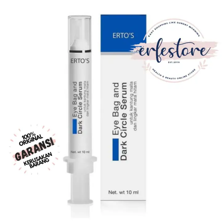 ertos eye bag and dark circle serum