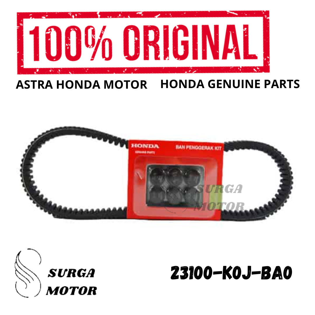 Van Belt Drive Kit Plus Roller Beat Genio VBelt Karet Penggerak Ban