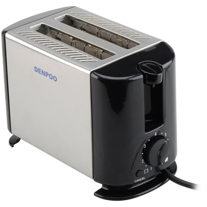 DENPOO Pemanggang Roti Elektrik Sandwich Bread Toaster DT-022D