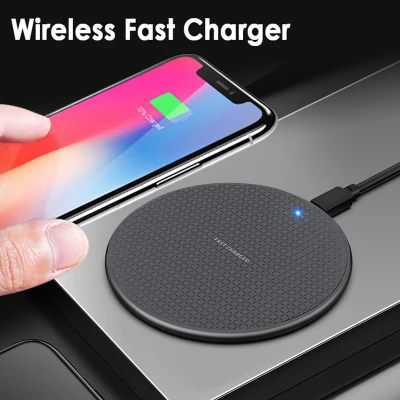 NiceEstore Qi Wireless Charger 5W/10W fast phone charger wireless Fast Charging Dock Charger for iphone samsung xiaomi huawei oppo vivo