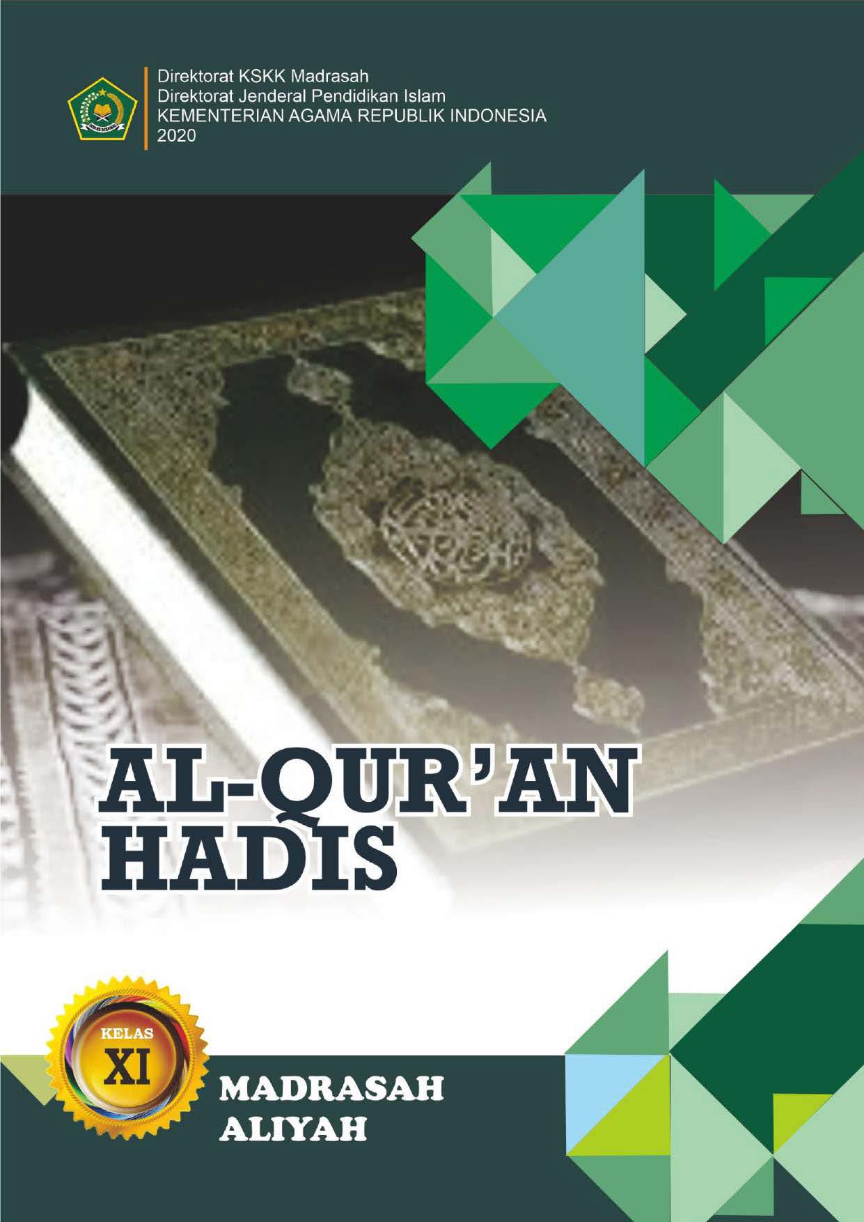 Buku Siswa Al-Qur'an Hadis Qurdis Kelas 11 MA Kemenag | Lazada Indonesia