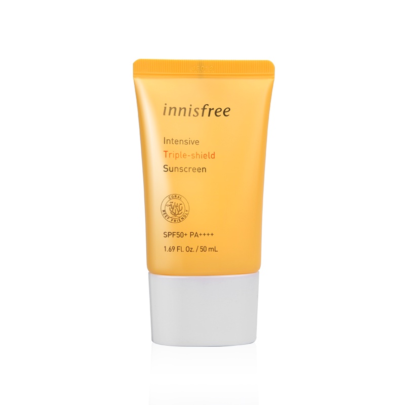 【Ikuti kupon toko】Innisfree Intensive Triple Shield Sunscreen SPF50+ PA++++ 50ML Korean Original