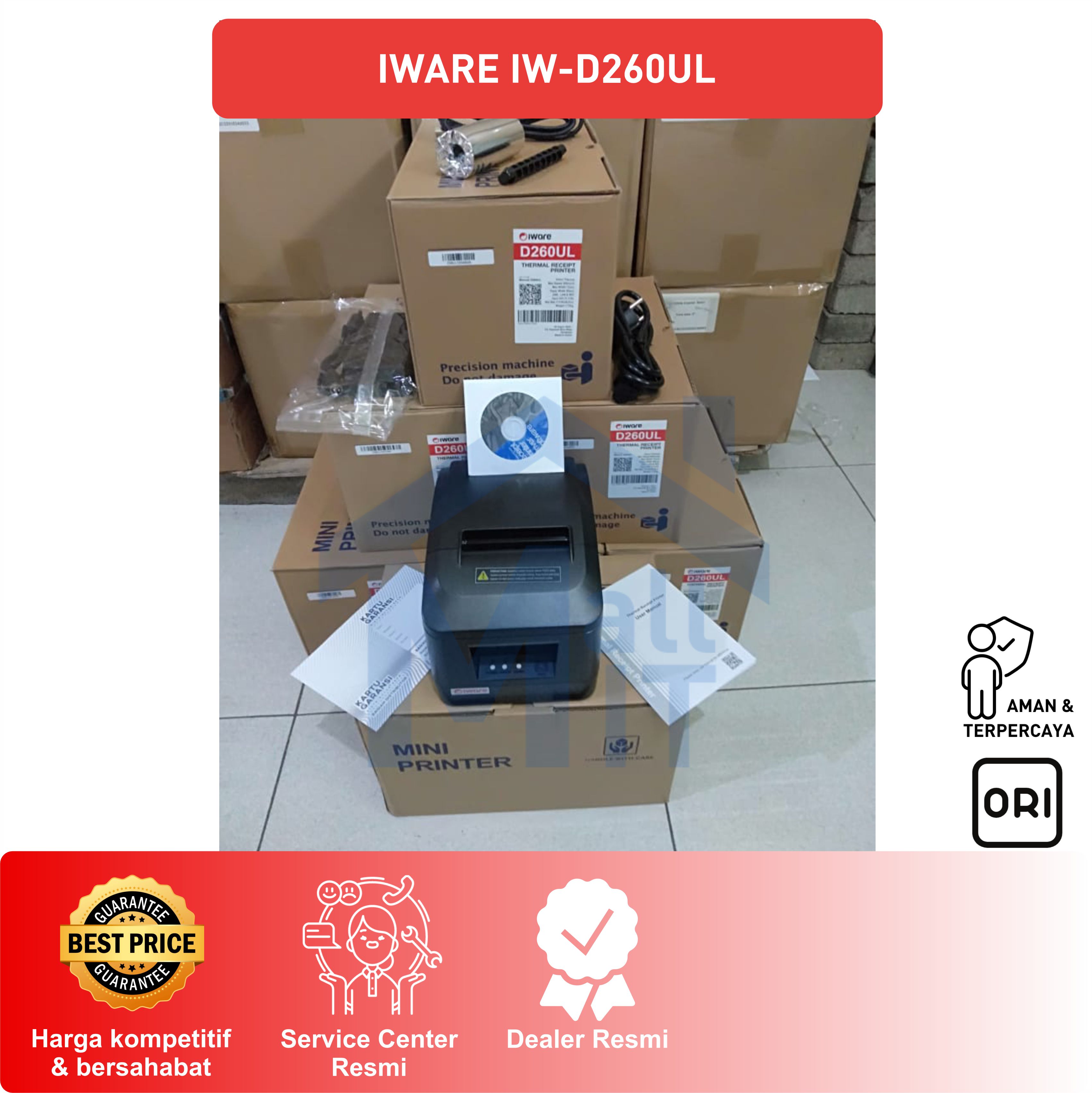 PRINTER KASIR THERMAL BLUETOOTH IWARE IW-D260BT IW D260BT D260 BT ...