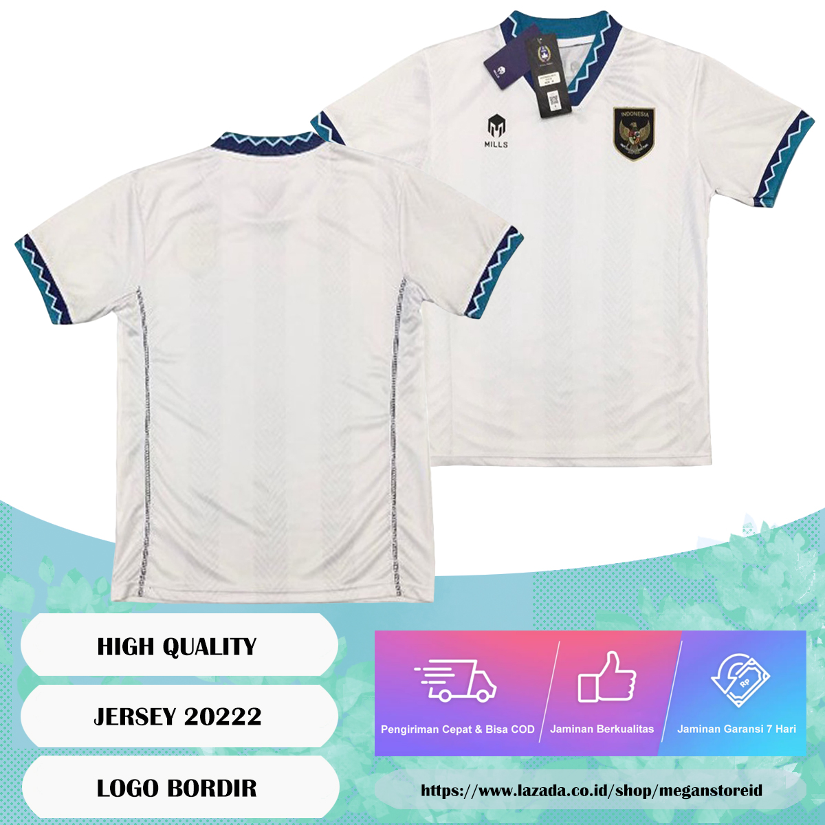 Jersey Bola Timnas Indonesia Away 2022 Warna Putih Lazada Indonesia