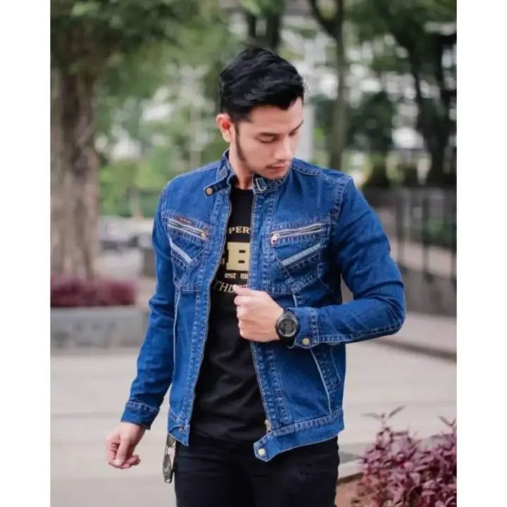 jaket denim levis pria