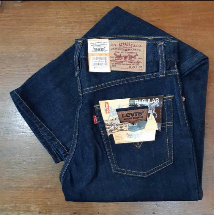 CELANA JEANS LEVI'S 505 ORIGINAL BIRU 