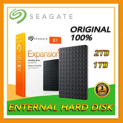 Seagate Expansion Harddisk Eksternal 1TB - Hitam