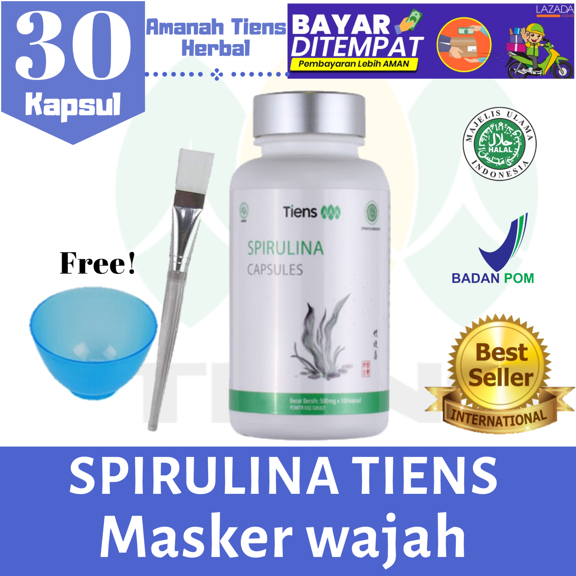 List Harga Masker Spirulina 30 Kapsul Paling Laku seIndonesia » Sing Payu