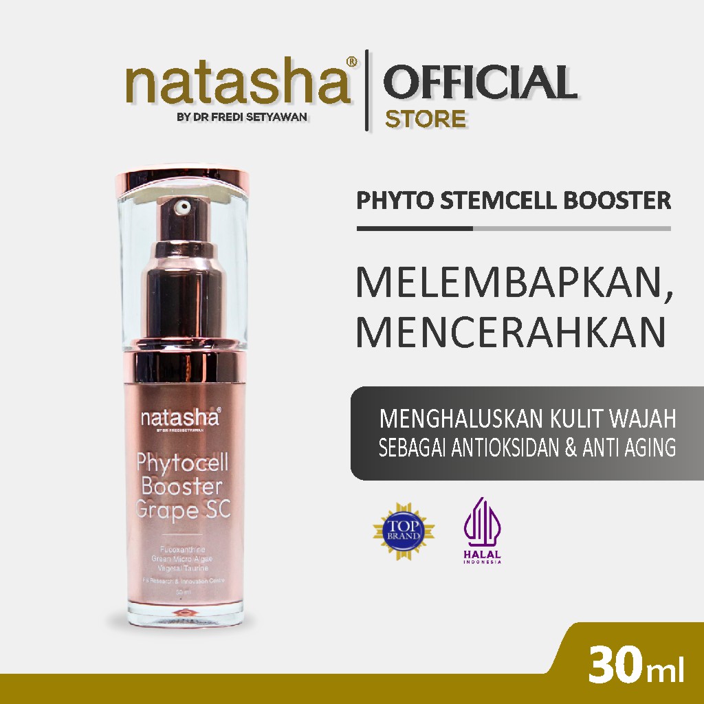 新品Stemcell Booster Serum / 30ml Jual NATASHA SKINCARE PHYTO STEMCELL BOOSTER SERUM 20-30