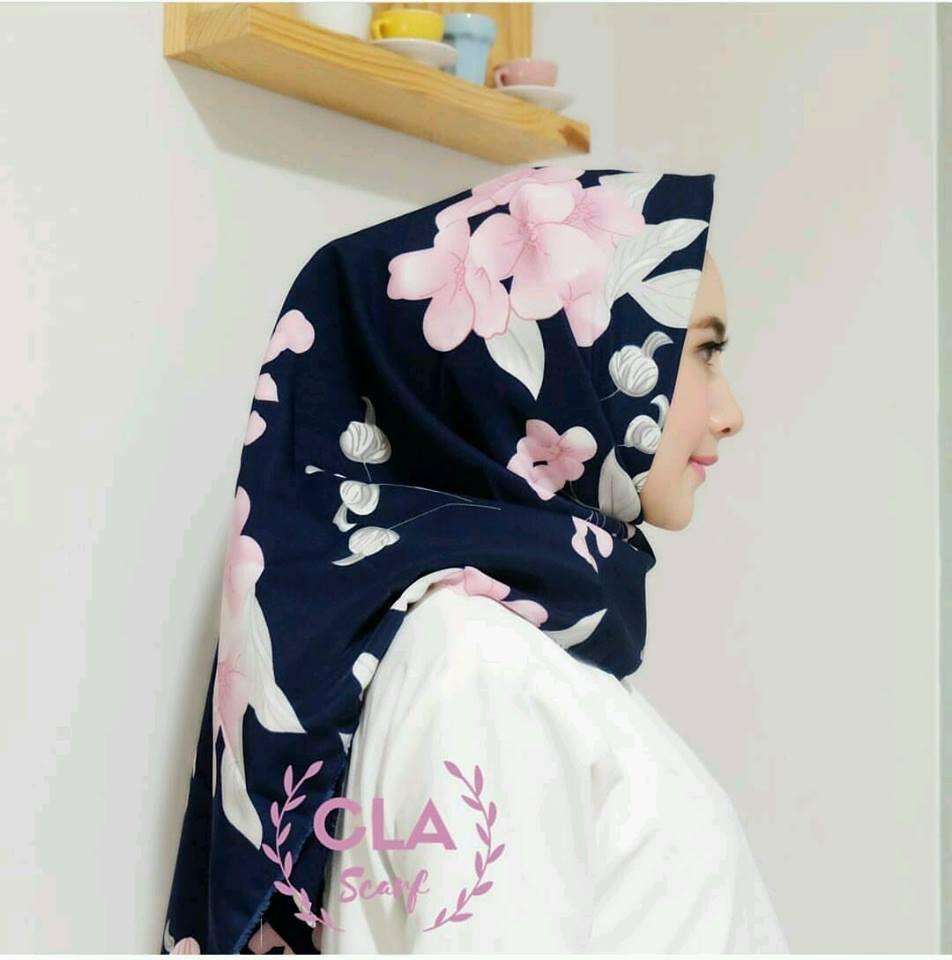 JILBAB SEGI EMPAT BUNGA PINK MONALISA MODEL TERBARU (;'IZDIHAR SHOP;')
